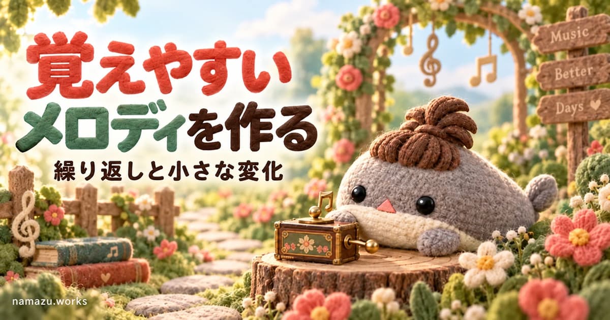 メロディが覚えにくい？ — 短いフレーズの繰り返しと変化