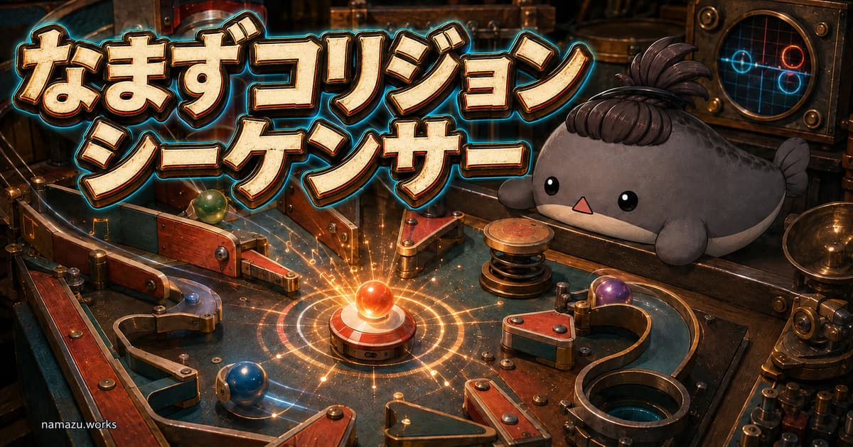 なまずコリジョンシーケンサーのプレビュー