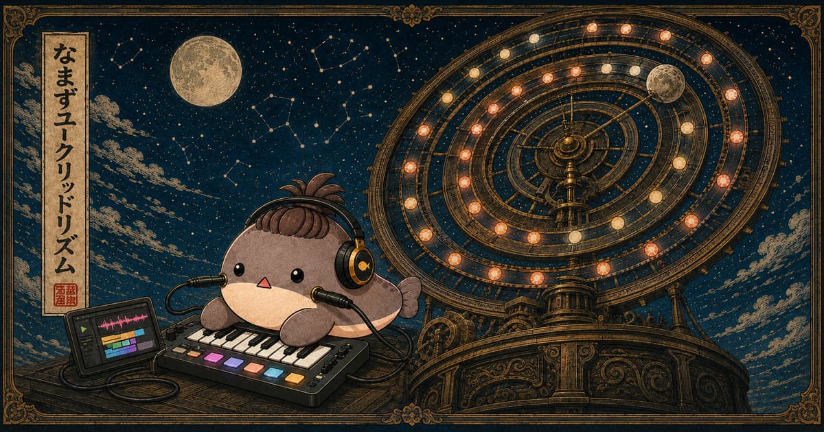 なまずユークリッドリズムのプレビュー