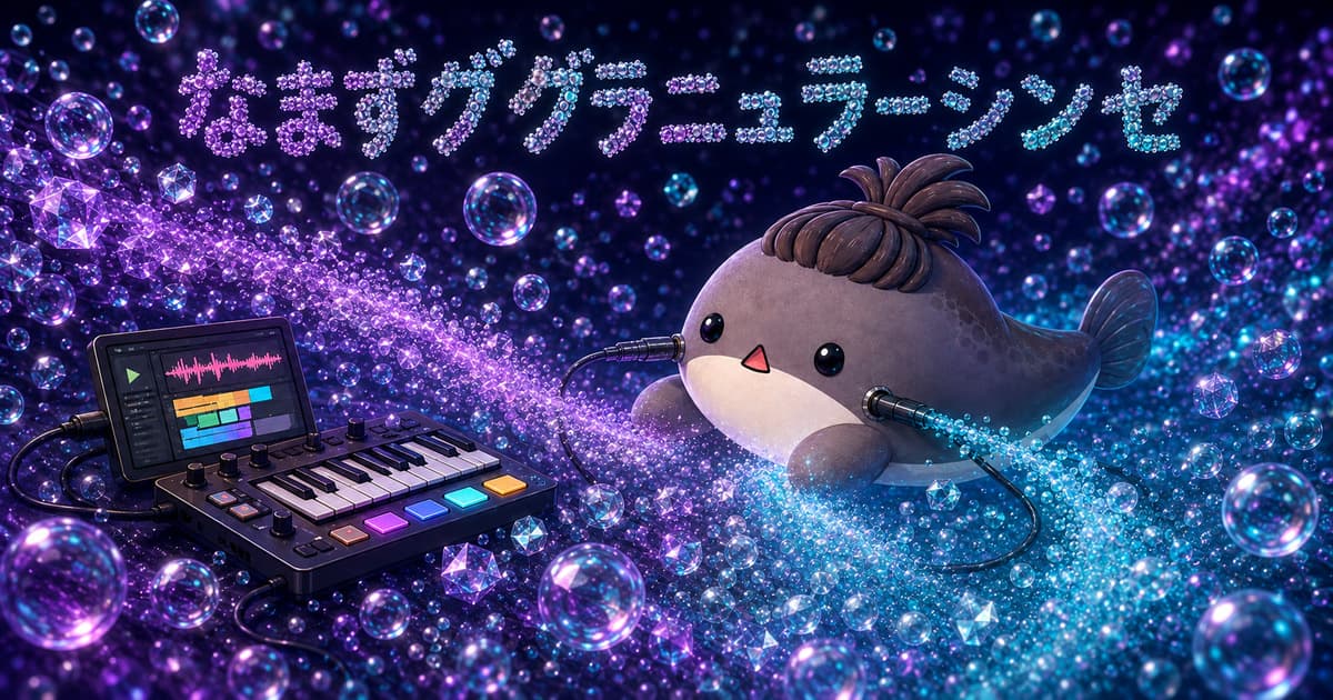 なまずグラニュラーシンセのプレビュー