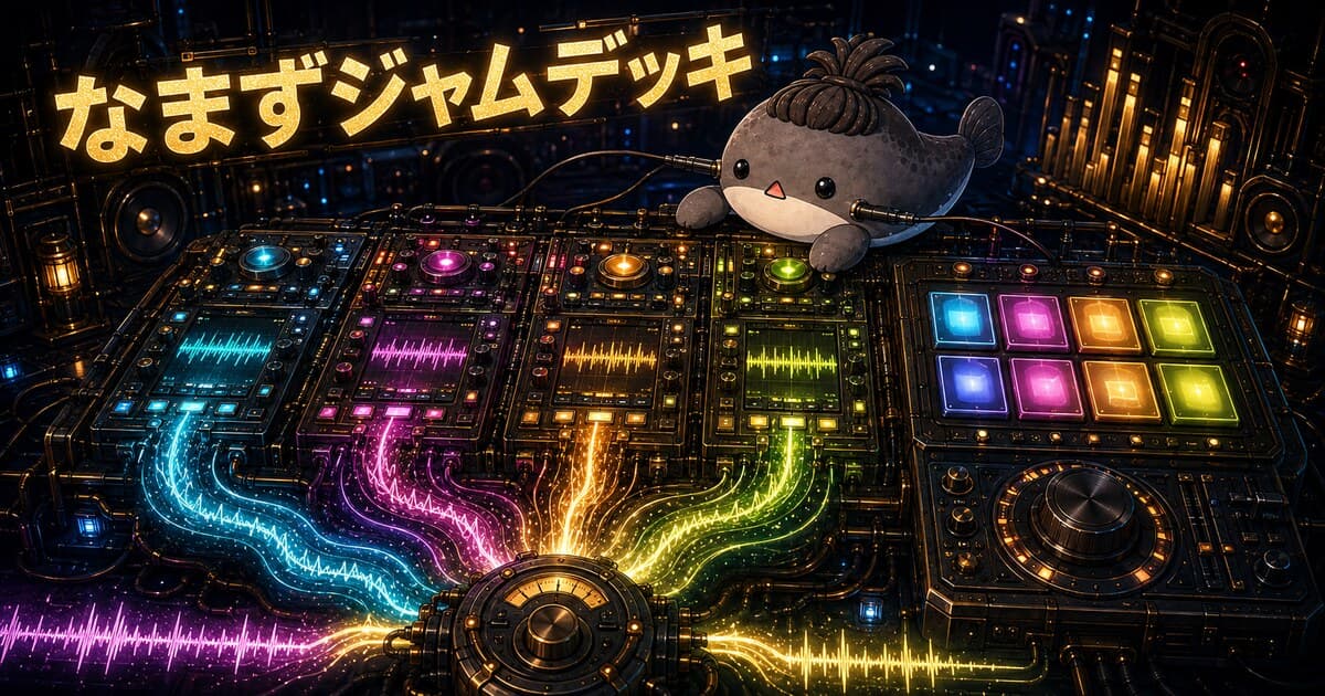 なまずジャムデッキのプレビュー