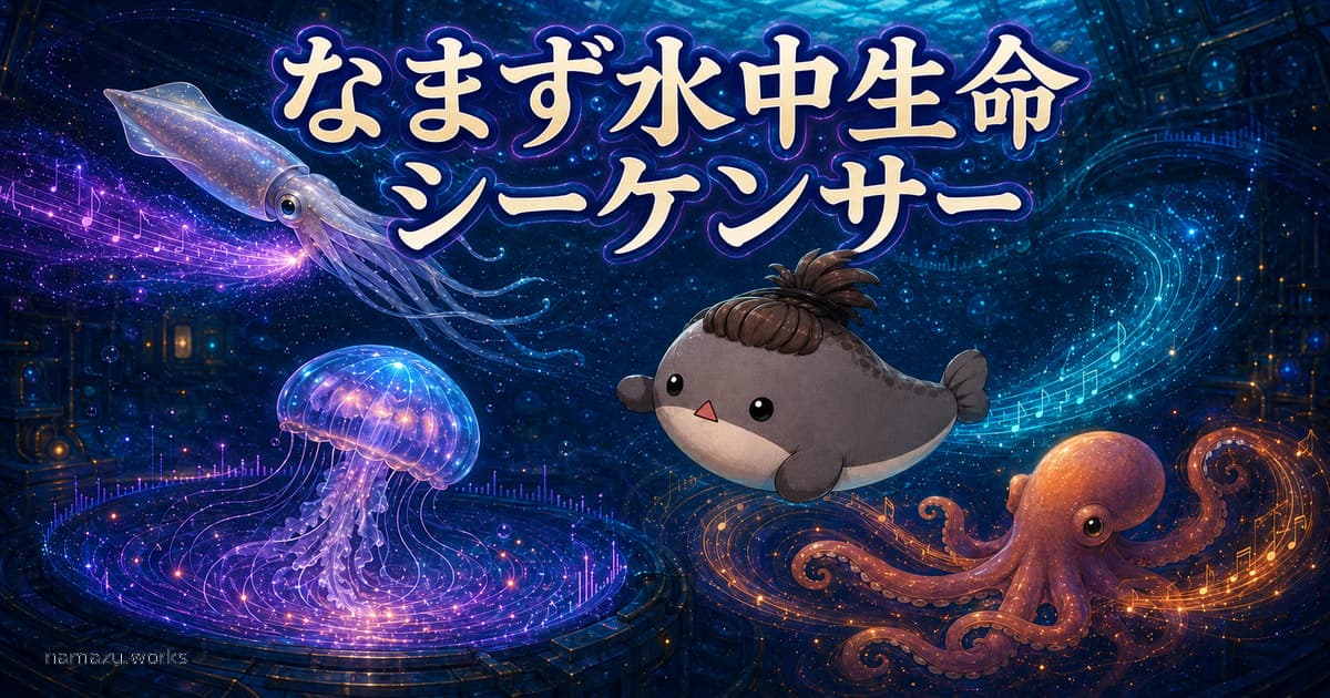 なまず水中生命シーケンサーのプレビュー