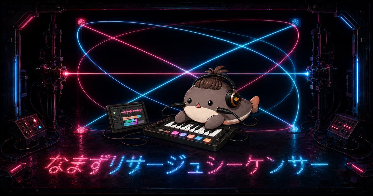 なまずリサージュシーケンサーのプレビュー