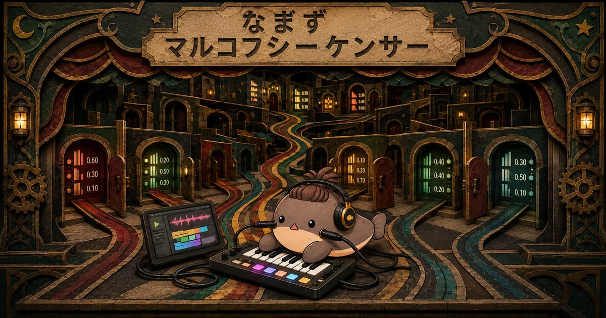 なまずマルコフシーケンサーのプレビュー
