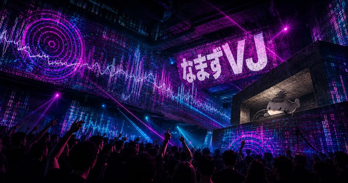 なまずVJのプレビュー