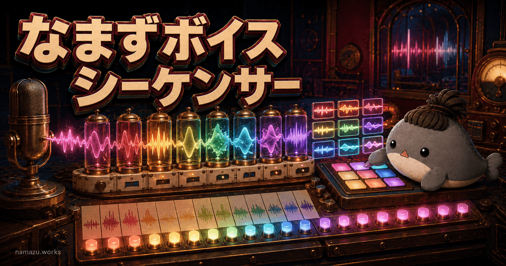 なまずボイスシーケンサーのプレビュー