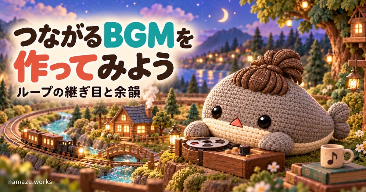 ゲームや動画で繰り返せるBGMを作る — ループの継ぎ目と余韻