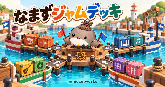 なまずジャムデッキのプレビュー