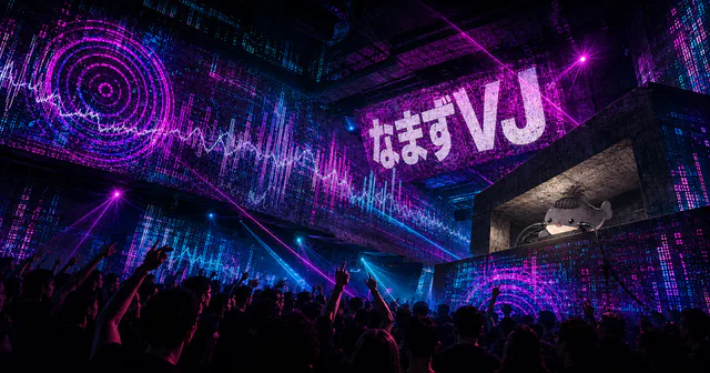 なまずVJのプレビュー